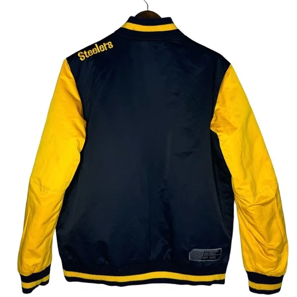 Onfield Apparel NFL Steelers Reversible Jacket Size L - Picture 2 of 11